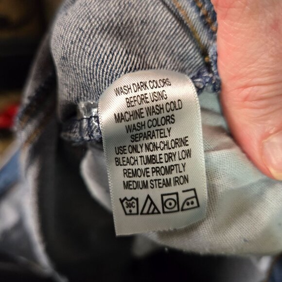 Woman Within Womens Plus Size 24W Jeans Bootcut Denim Pants Dark Wash - Picture 5 of 5